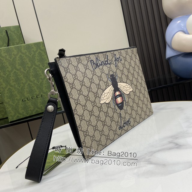 Gucci專櫃古馳最新款Ophidia系列手包男士手拿包 jh2286型號：473904
